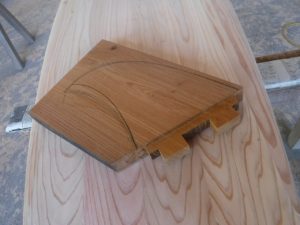 杉ウッドボード（SUP）製作風景②