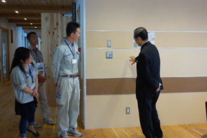 県知事様ご来訪＠那賀町林業ビジネスセンター