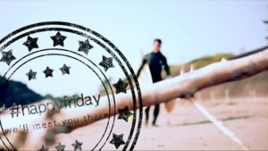 ウッドボードKUKUHAPPYFRIDAY!