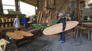 北海道から雪板職人さん来訪！