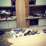 KUKUアライア新作 試乗ボードを製作してます。試乗会イベントをお楽しみに〜(^^)