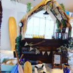 星野リゾートさんに木頭杉のサーフボードをディスプレイ頂きました(^^)