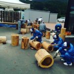 ボランティアスクール!地元相生祭りのベンチ作り