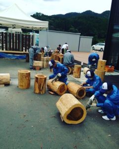 ボランティアスクール!地元相生祭りのベンチ作り