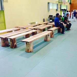 8/15相生まつり　タンコロベンチ完成！