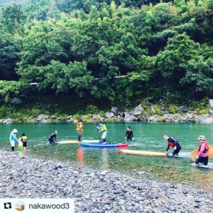 神山町でSUPイベント開催中です
