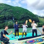 KUKUサップ体験会那賀町川口ダム湖今日は夏日!サップ日和でした~