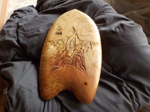 木頭杉の杢板　kukuハンドプレーン　