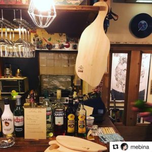 先日、東京のゆず胡椒作りで使ったカッティングボード