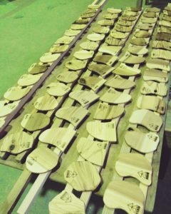 kukuコースター　木頭杉の木目が美しいです（＾＾）