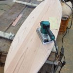 kukuサーフボードディスプレイ用 製作中