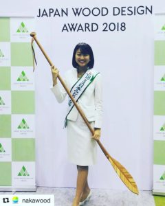 ミス日本みどりの女神 KUKU PADLEと一緒にポージング頂きました