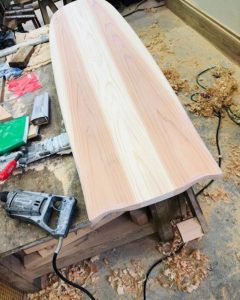 KUKUアライア　レール、テールまでシェイプ完了