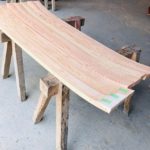 木頭杉の雪板ブランクス