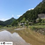 木沢地区で田植え&SUP