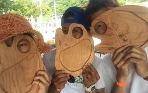 #逗子BBQ役100名参加のビーチBBQにKUKUプレートを使ってもらいました！