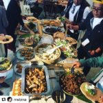 立食パーティーで木の食器 KUKU BBQ-PARTYプレートをご使用頂きました