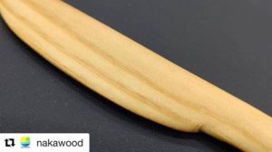 木頭杉のバターナイフ♪