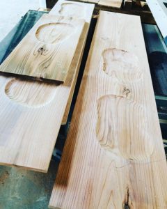 KUKUプレート製作中です！