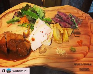 WUTO WURK×KUKU  徳島料理×木頭杉