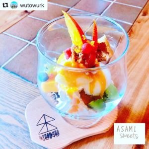 wutowurkさん　期間限定スイーツとともに