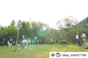 朝ヨガ in サマーツアー