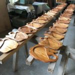 KUKU BBQプレートオーダー分 塗装中!