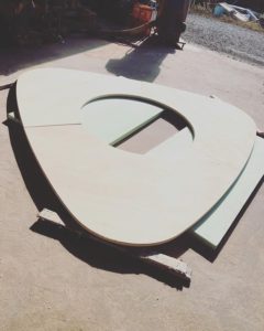 ヨンロッパカフェ＠木沢のテーブル