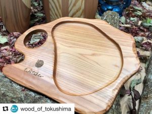 KUKU　BBQプレート　アウトドア木製プレート！