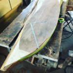 wood surfboard製作 -削り出し-