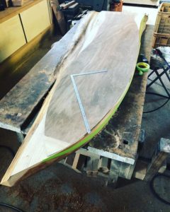 wood surfboard製作 -削り出し-