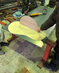 ボードスタンド制作中塗装完了！