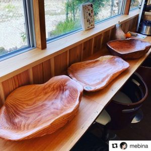 ヨンロッパ食堂のオリジナル木器＆トレー