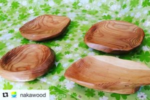 木頭杉の KUKUカレープレート