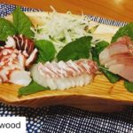 海のお刺身と山の器のつながり KUKU Deep Plate