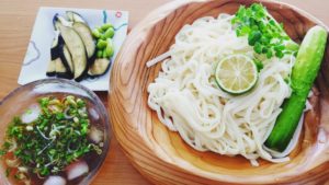 Deep Plateでスダチうどん