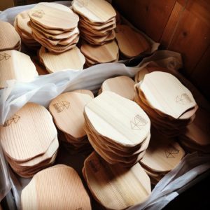 KUKUコースターの裏側