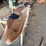 インテリアwoodboardアウトラインカット終了