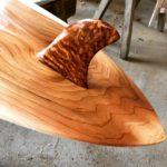 wood board塗装でツヤツヤ^^