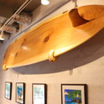 インテリア用の一枚板Wood-Surfboard