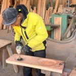 KUKUプレート製作中 プレート内部の削り＆磨き