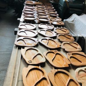 木頭杉プレート -塗装-