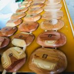 木頭杉手彫りプレート -裏側みせちゃいます-