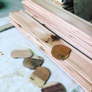 杉コースター製作 -木取り-