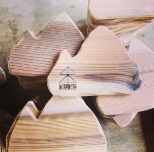 KUKUコースターmountainバージョン　山頂に雪が！？