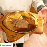 『ウトウーク』さんハンバーグプレート 実は木頭杉KUKUです^^