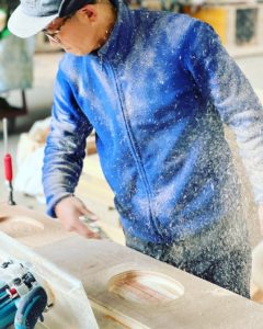 杉の良い香りに包まれてます!