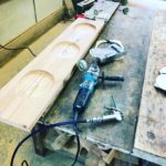 KUKUプレート製作　窪み部分の磨き〜