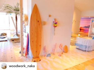 杉のウッドサーフボード　そろそろnewモデルを作ります