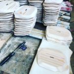 KUKUプレート製作　焼印、ロゴレーザー加工